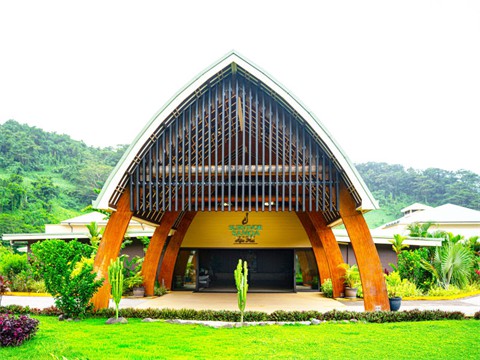 Resort Hotel Entrance